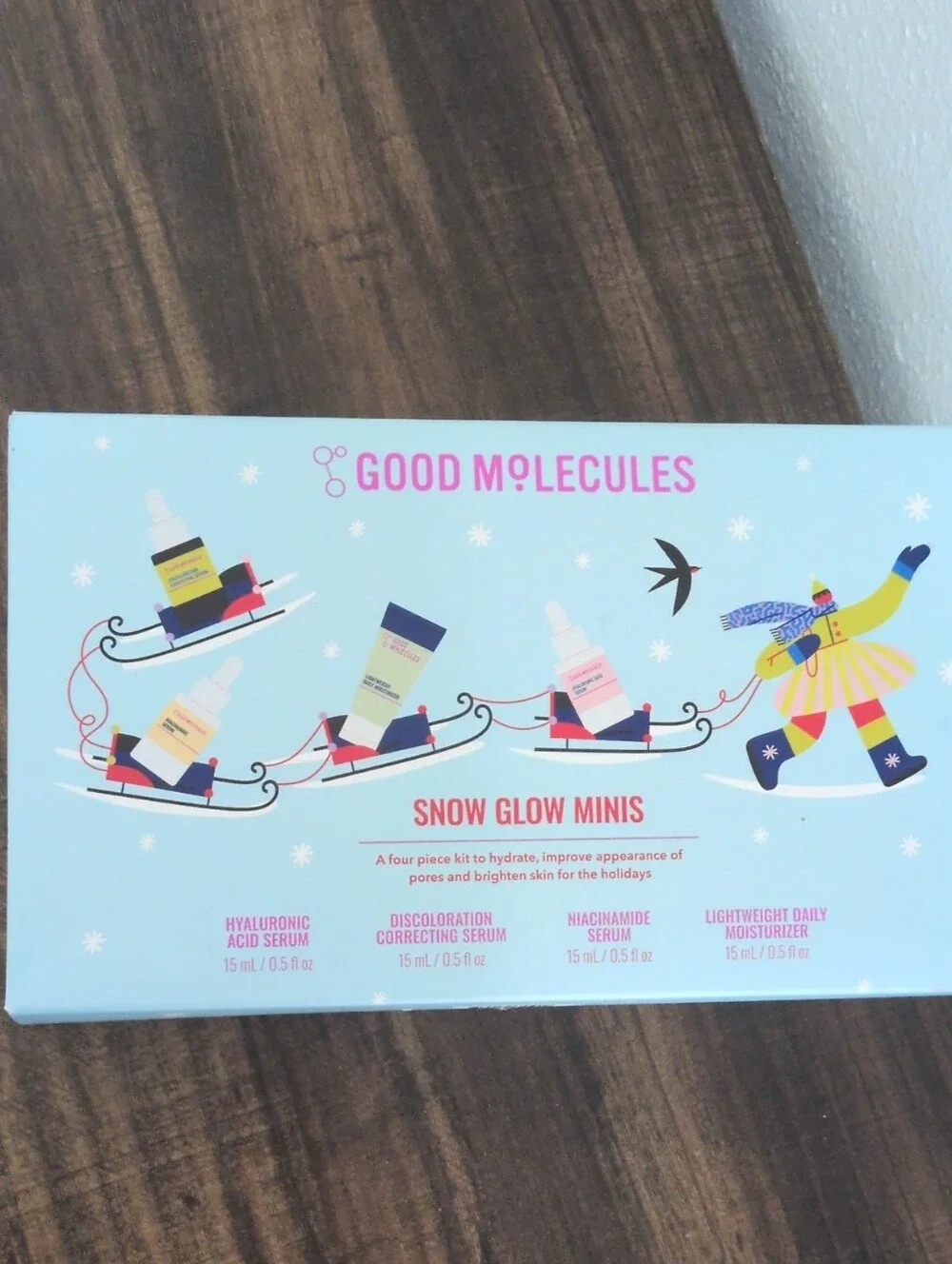 Snow Glow Minis - By Good Molecules 4 Pc Winter Skincare Set